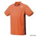 10431　ゲームシャツ　オレンジ　ヨネックス　バドミントン
