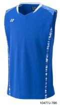 10477J　ゲームシャツ（ノースリーブ）　ブラストブルー　ヨネックス　バドミントン